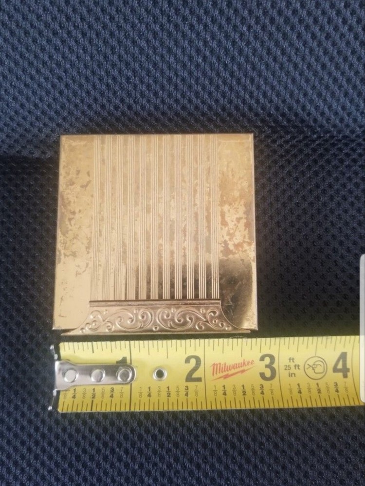 Vintage Powder Cosmetic Case