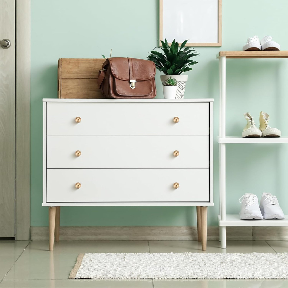 4 Pack Champagne Bronze Cabinet Knobs, round Dresser Knobs, Ball Kitchen Cabinet