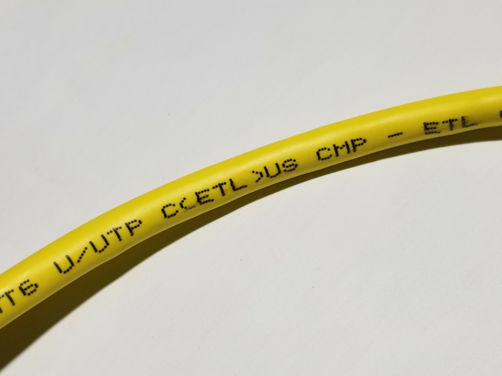Commscope CS34P 23/4P Cat6 U/UTP WebTrak Plenum CMP Network Cable Yellow /100ft