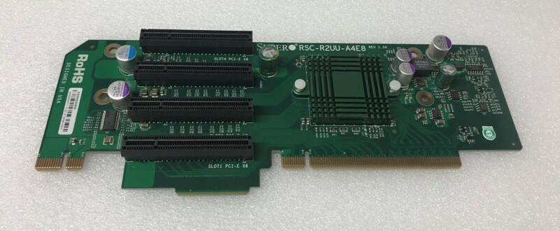 SuperMicro RSC-R2UU-A4E8 2U PCI-E x8 Left-Side Riser Card