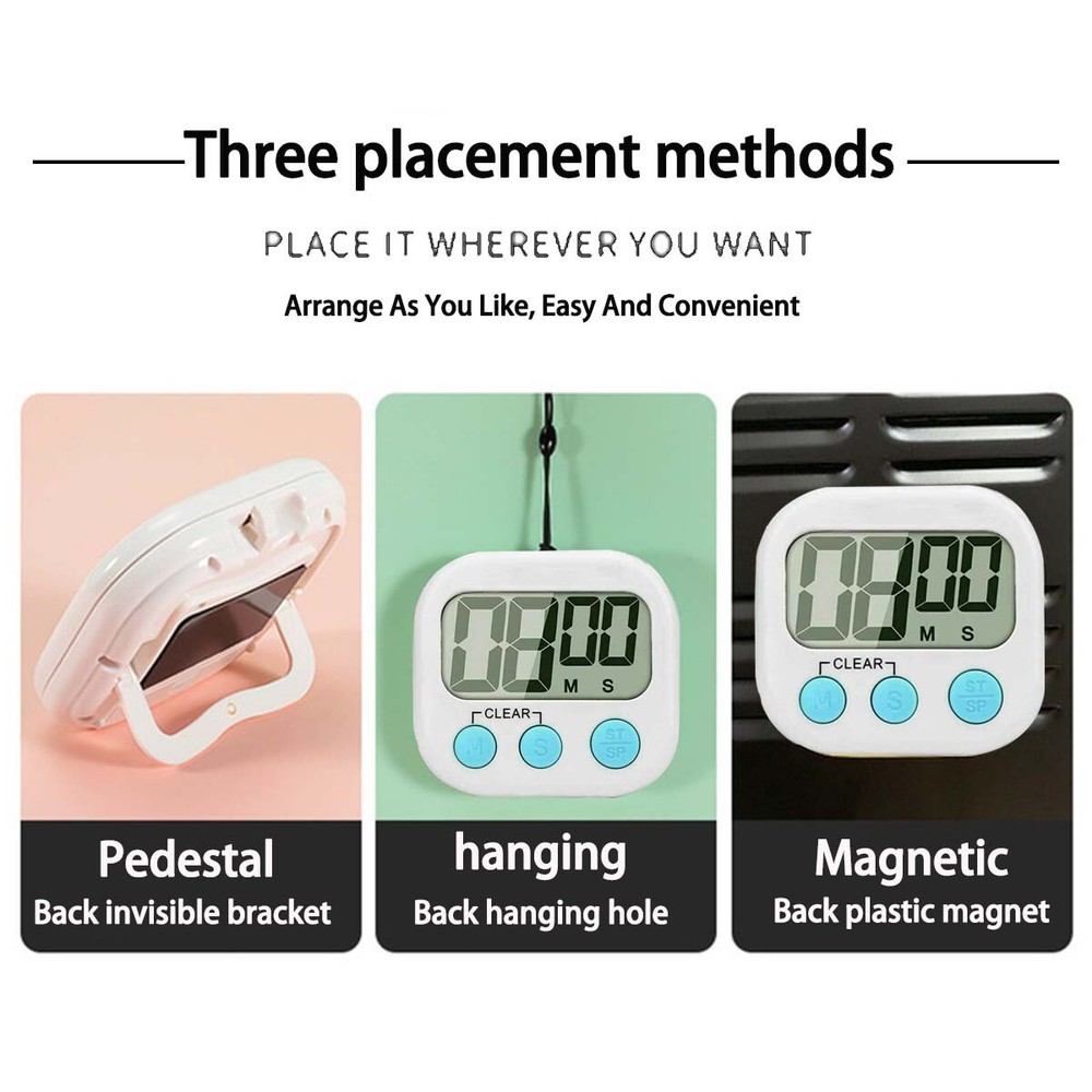 1-8 pcs Timer for Kitchen Study Work Exercise Training, Outdoor 2024