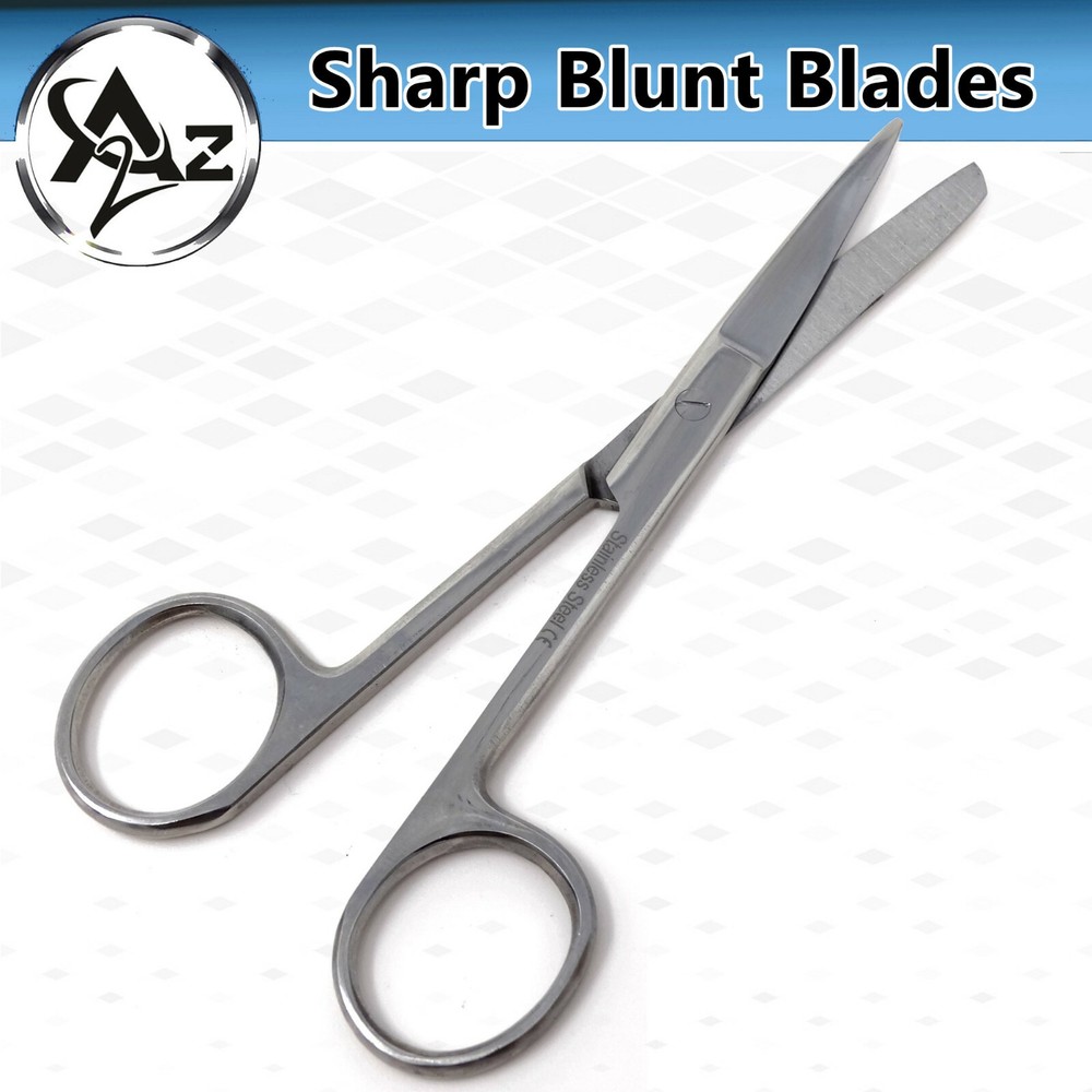 Operating Dissecting Surgical Scissors 4.5" Staight Sharp/Blunt Blades