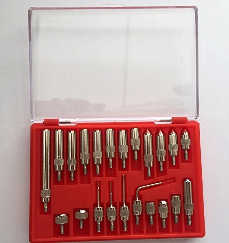LLDSIMEX 22 Piece Dial Electronic Indicator Point Set-inch Thread 4-48