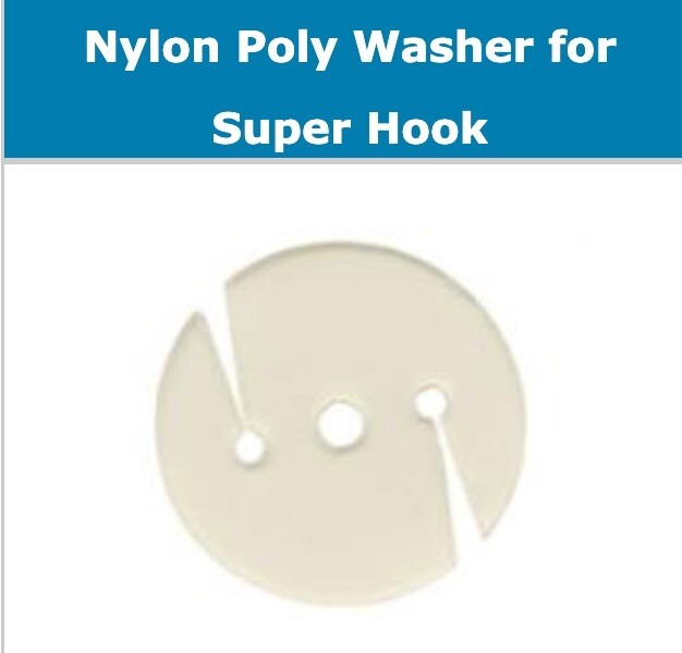 12) Osborne Covered Button Kit-Nylon Super Hook, Soft Shells,Poly Washer Size:45