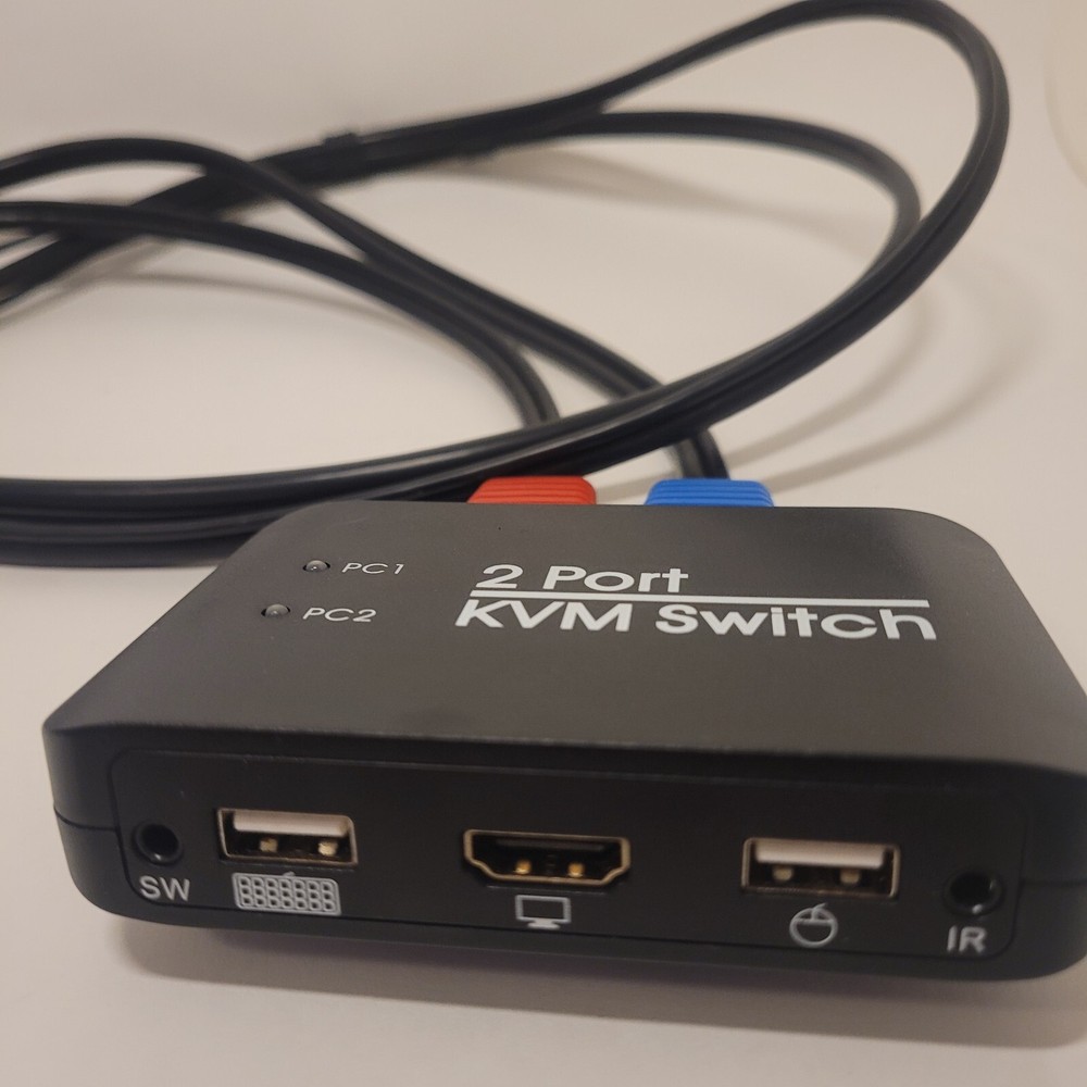 2 Port KVM Switch - Yeemie Pro - 100% Working