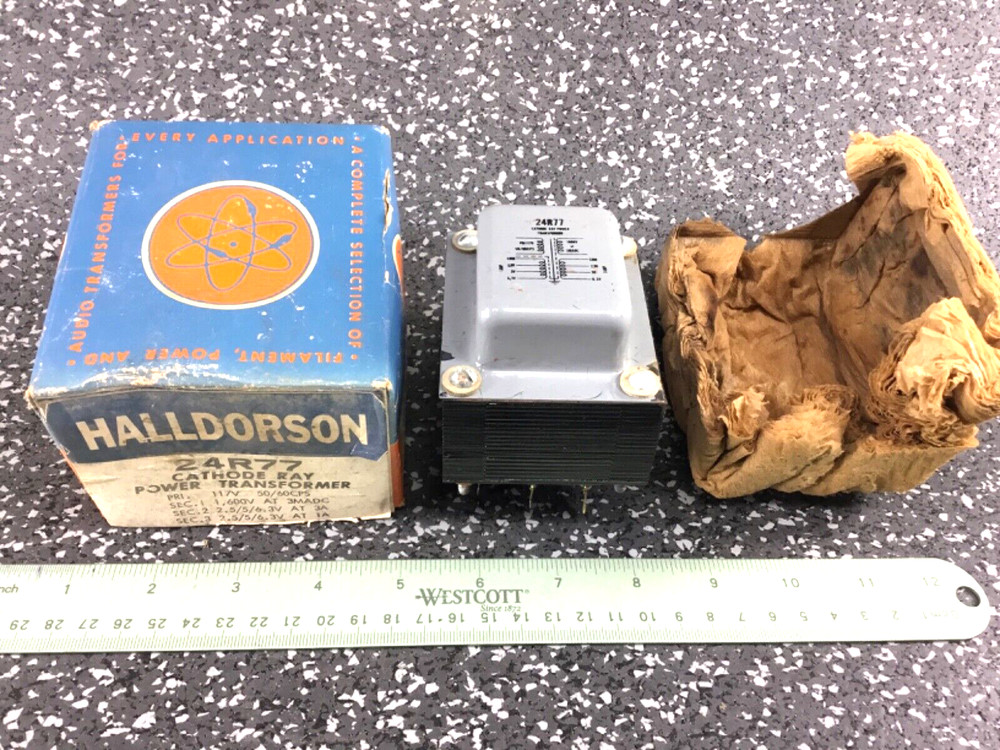HALLDORSON 24R77 CATHODE RAY POWER TRANSFORMER