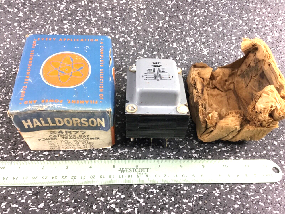 HALLDORSON 24R77 CATHODE RAY POWER TRANSFORMER