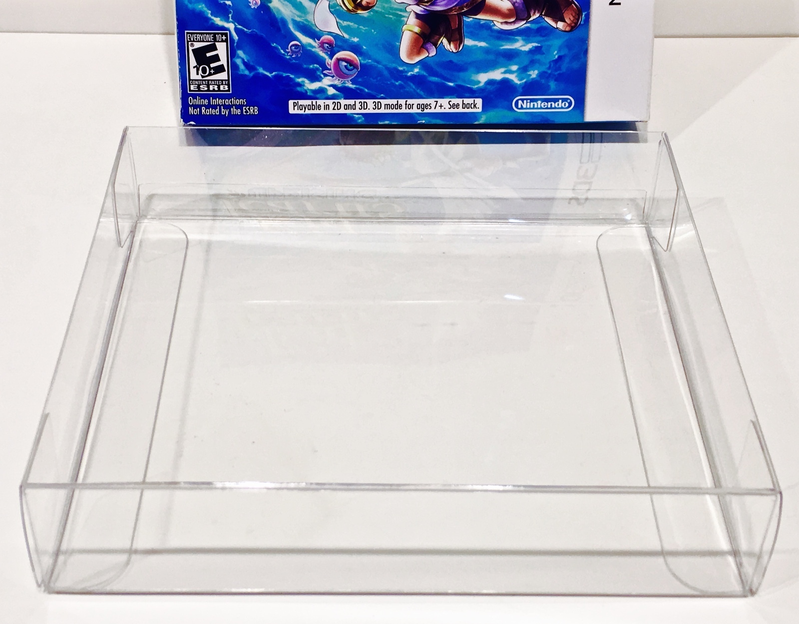 1 Box Protector for KID ICARUS UPRISING Nintendo 3DS  NTSC  Clear Plastic Case