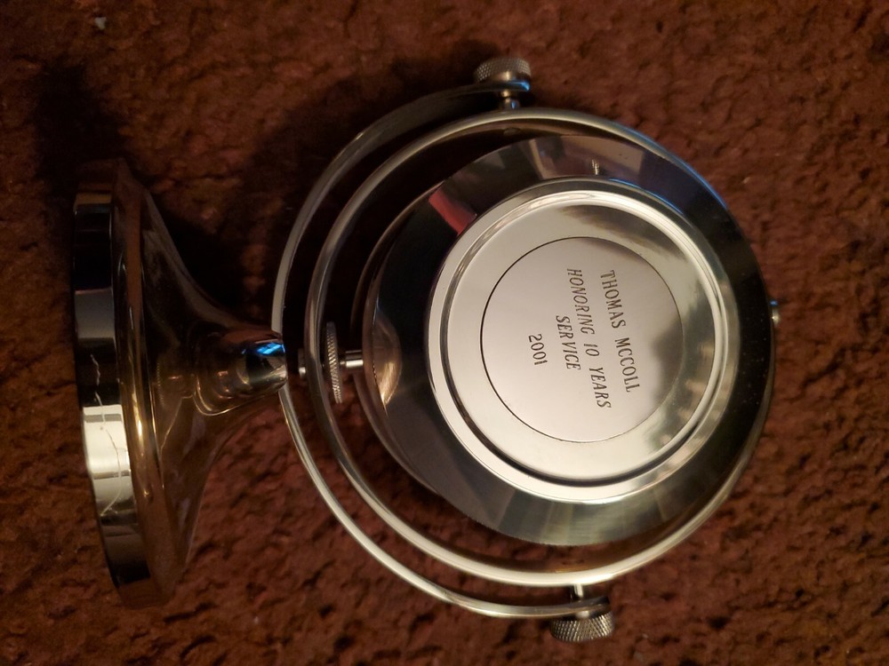 Vintage Seth Thomas Solid Brass Ships Clock