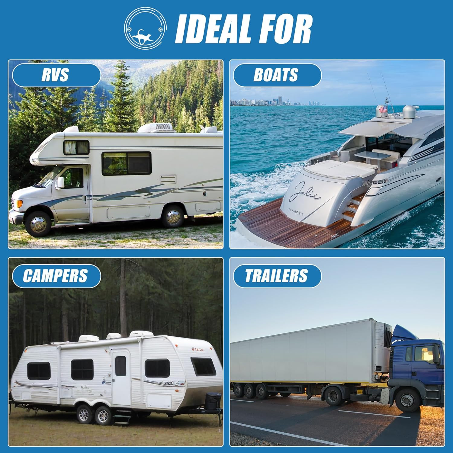 RV Roof Sealant Tape, 4 Inch X 50 Feet RV Repair Seal Tape for Camper Trailer Bo