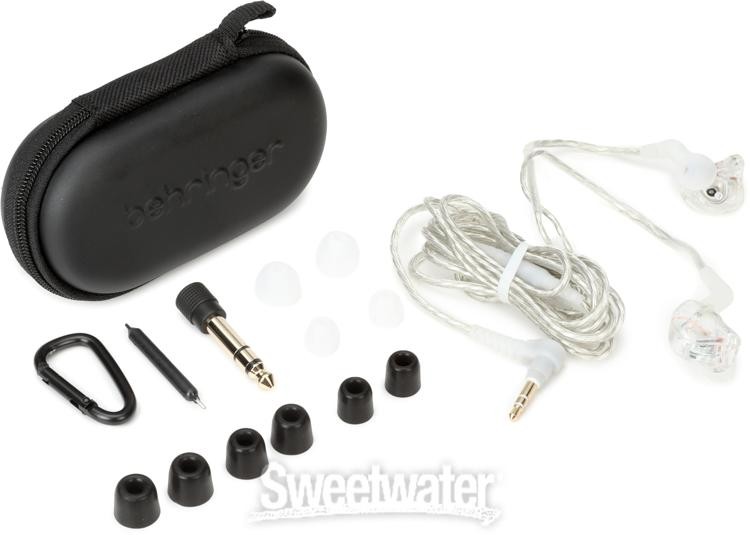 Behringer MO240-CL Pro Studio In-ear Monitors - Clear