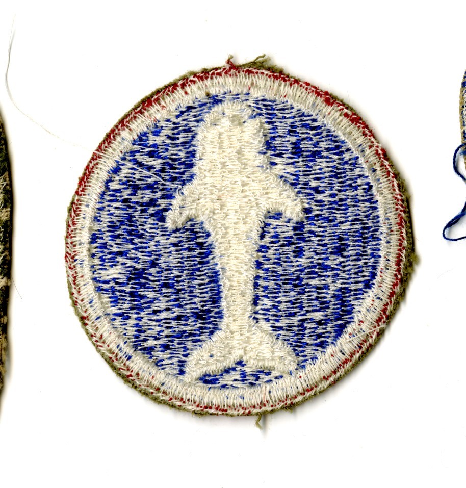 Atlantic Base Command White Back Patch WWII Vintage