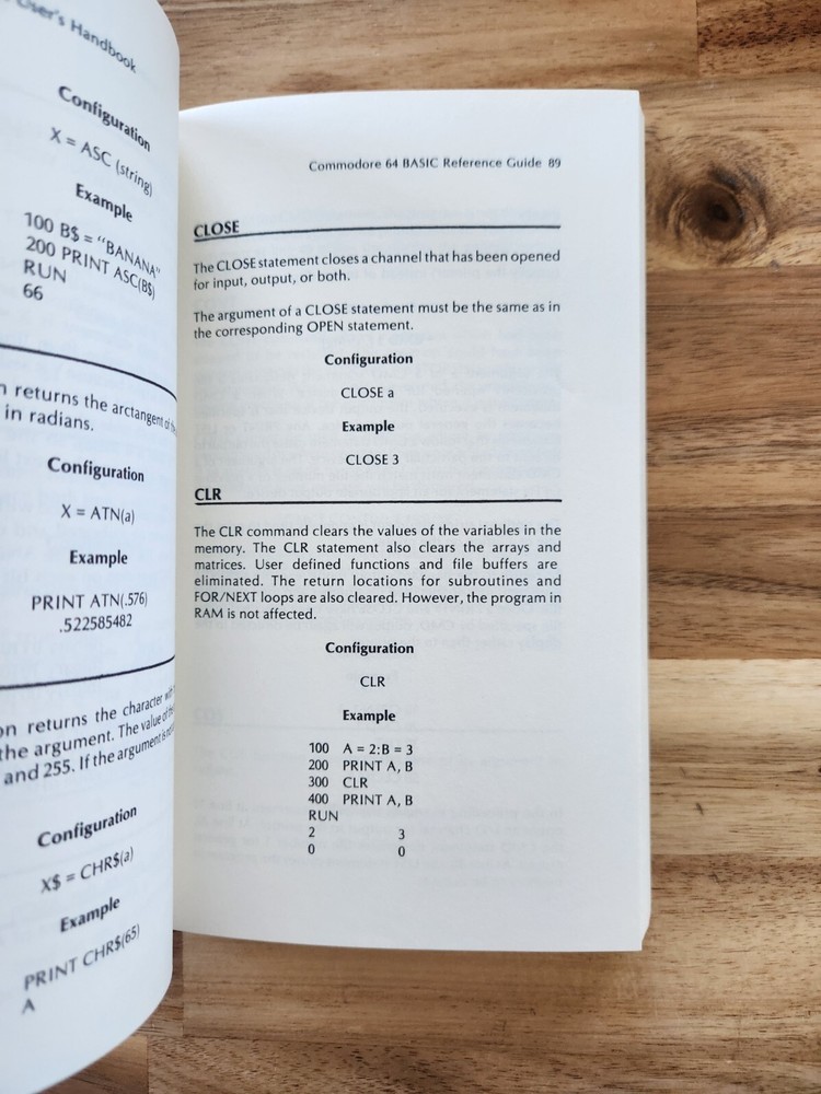 Commodore 64 User's Handbook Vintage Manuals