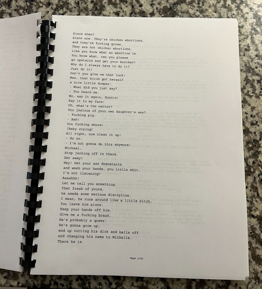 Rob Zombie Halloween Horror Movie Script Reprint Full Screenplay Script