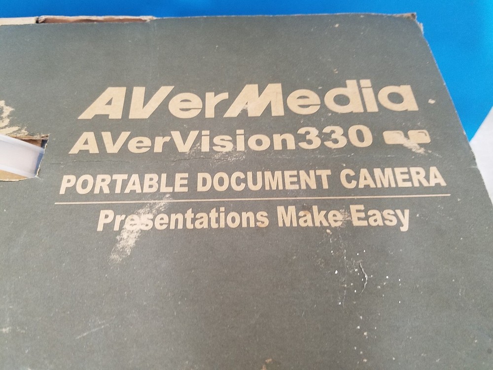 AVerMedia AVerVision 300 Portable Digital Document Camera Overhead Projector NEW