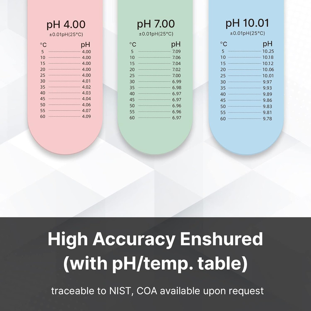 Apera Instruments Ph Probe Electrode Sensor Care Maintenance Kit, Including Ph 4
