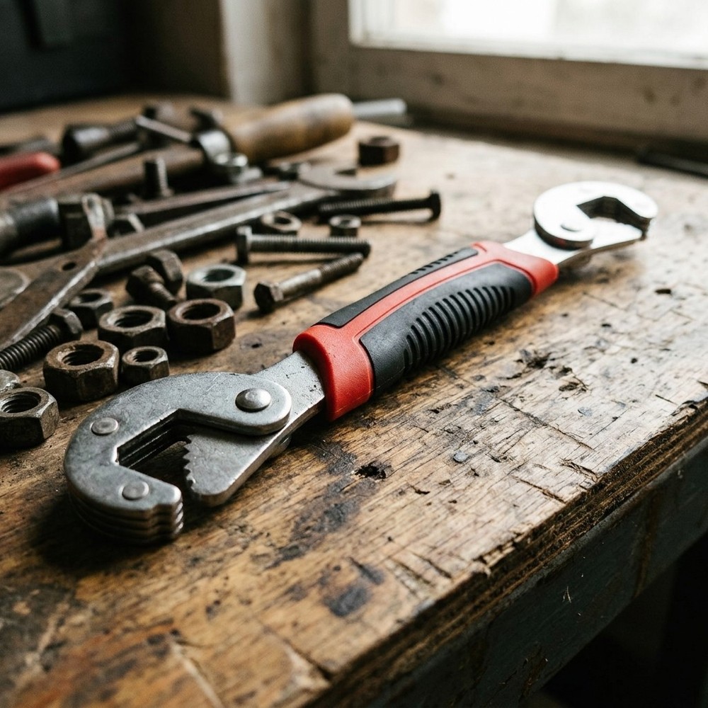Adjustable Universal Spanner Wrench, Dual Head Multi Function Repair Tool
