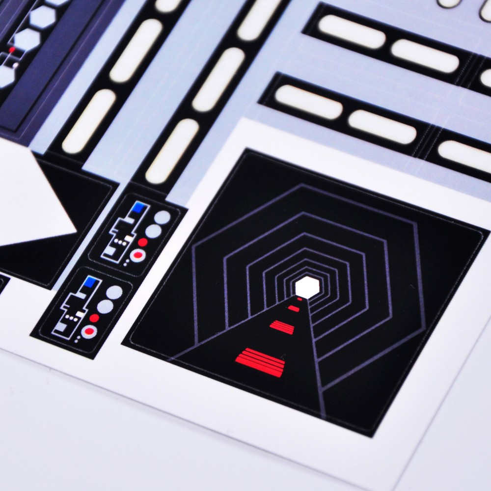 Replacement sticker for set 10188 Precut sticker