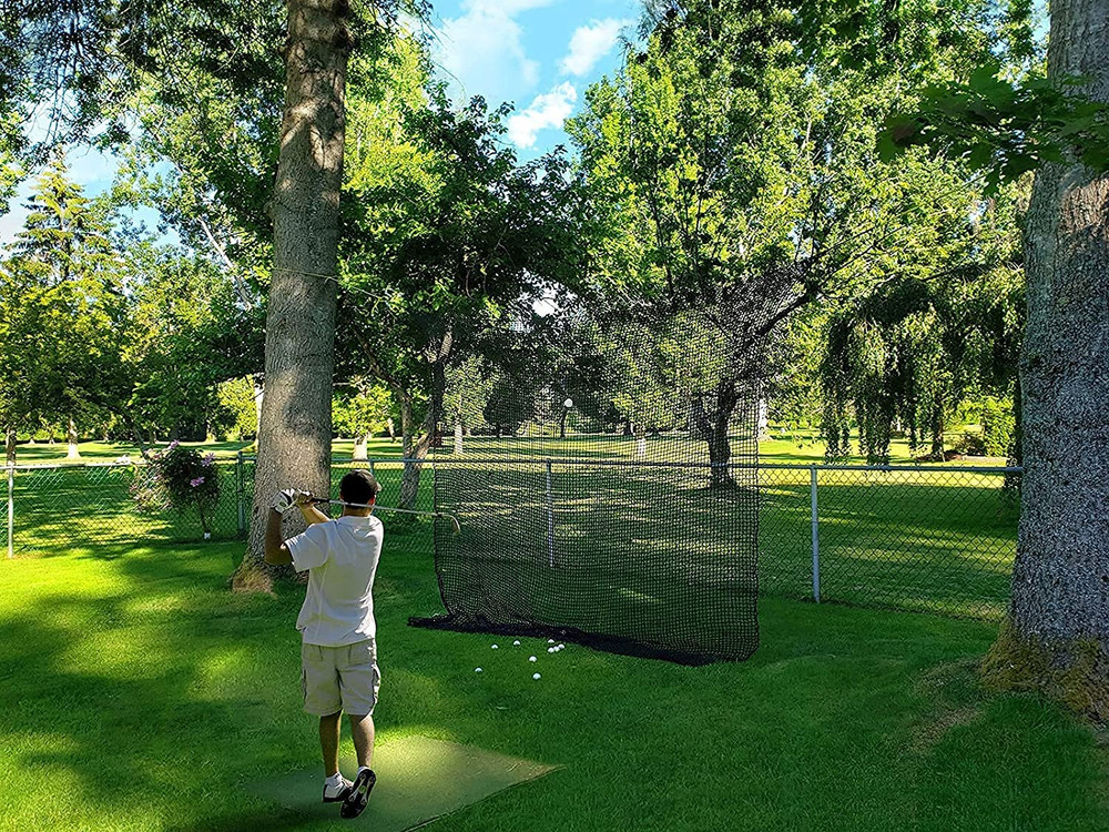 Golf Practice Net Netting Barrier Nets Nylon Black NEW