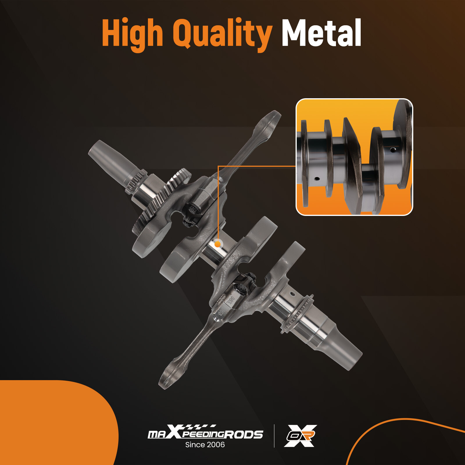 CRANKSHAFT & Connecting Rod New For POLARIS 900 RZR XP 1204599 2013 2014 13 14