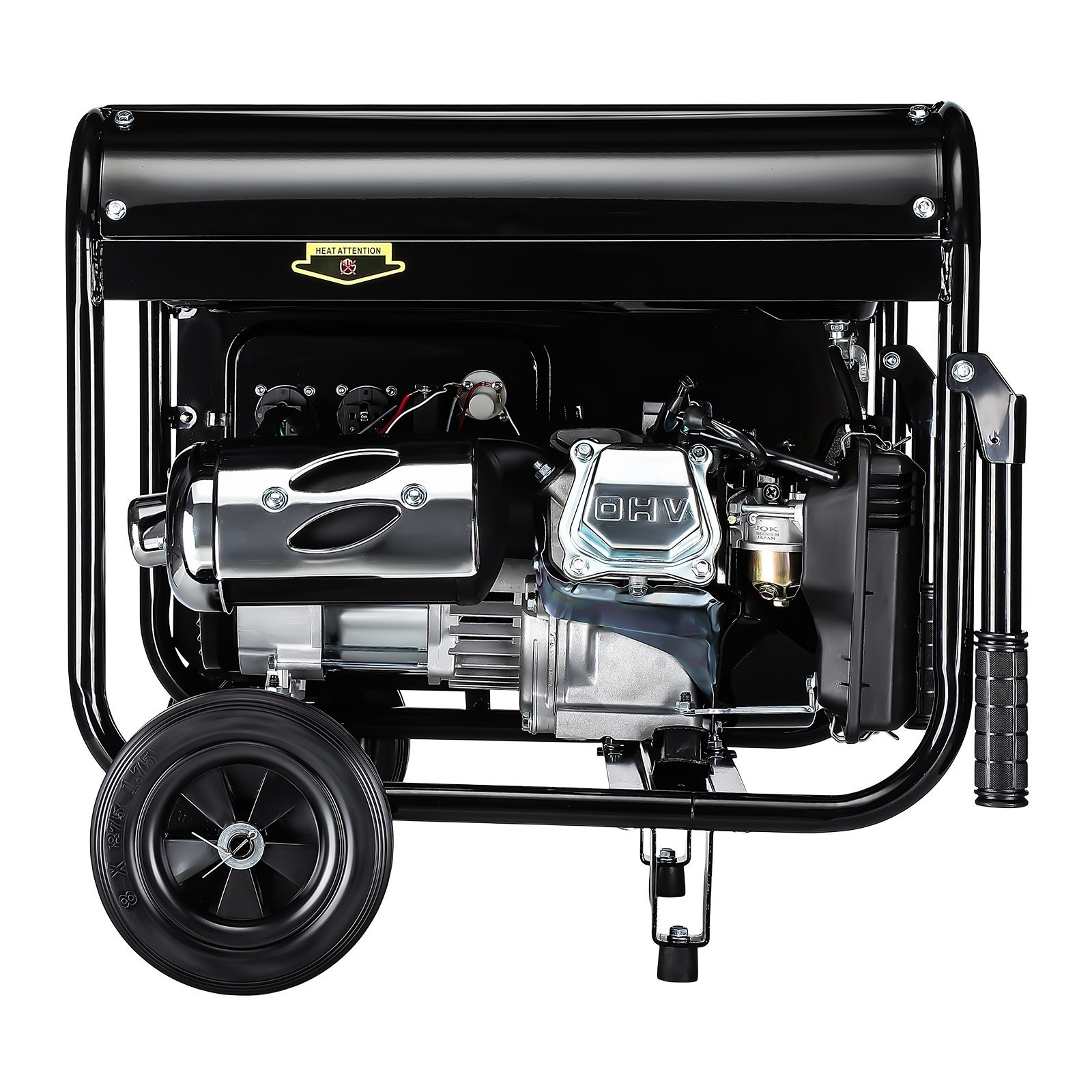 5000W Portable Inverter Generator Gas Powered Electric Start For Home Backup