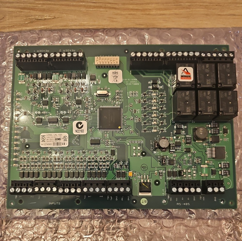 LENEL LNL-1320 Dual Reader Interface Module (Green Board) Used