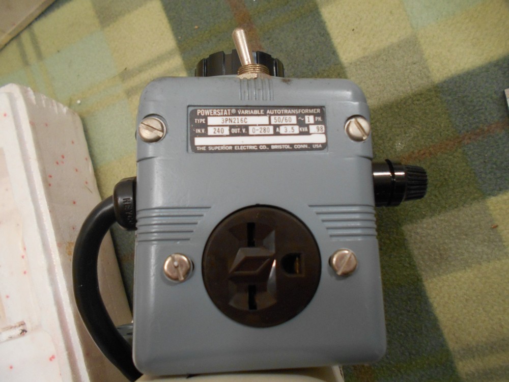 Superior Electric Powerstat 3PN216C Variable Autotransformer
