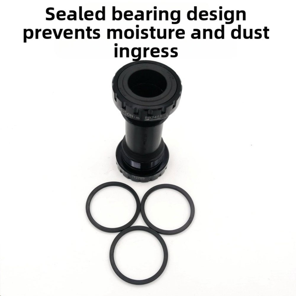 Bicycle Threaded Bottom Bracket BB52 2441 for 68 73mm Frames Lightweight Design