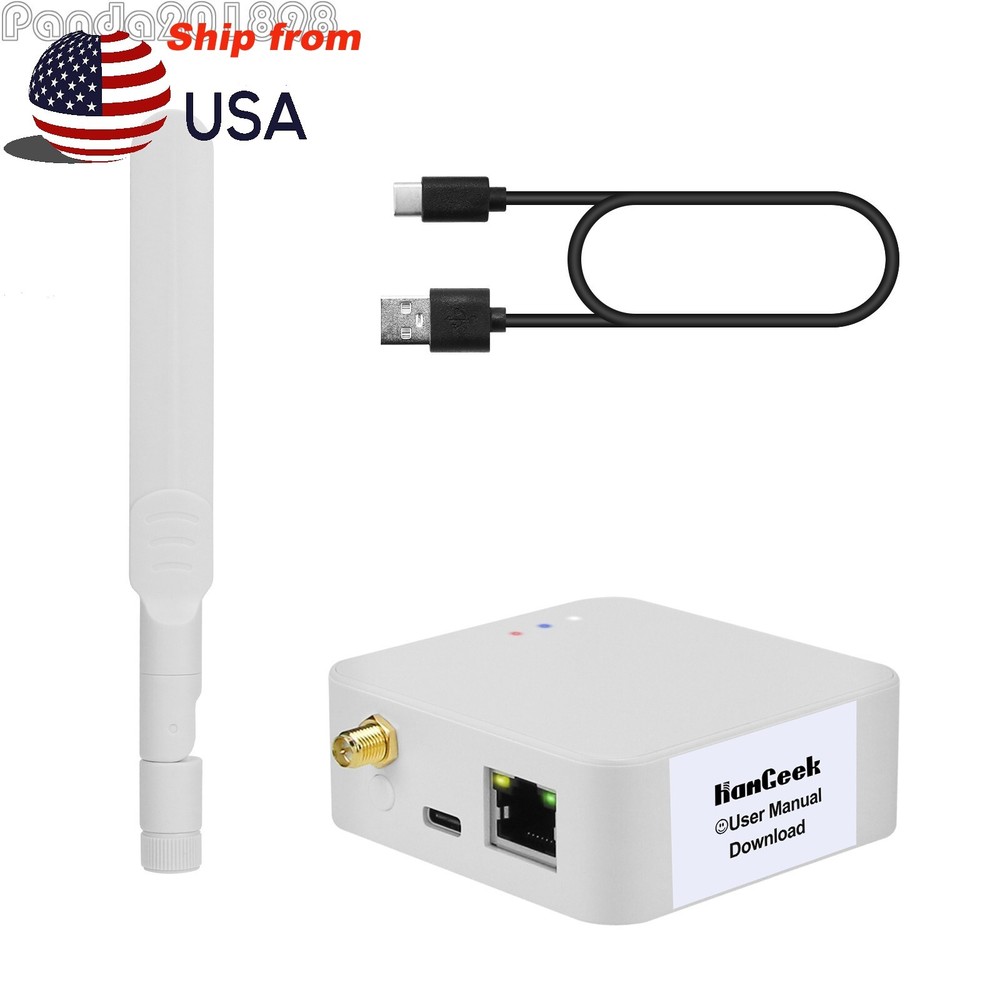 HamGeek HMG-01 Plus POE White Universal ZigBee Gateway ZigBee Coordinator #USA