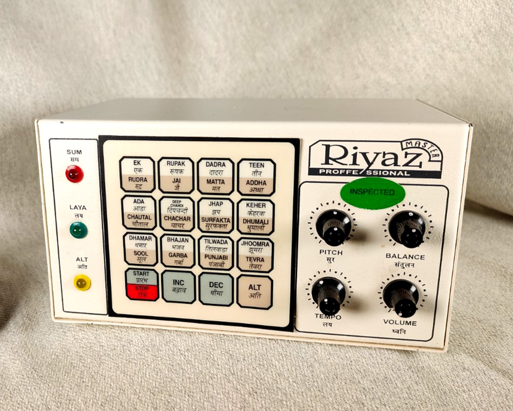 Riyaz Master Professional Electronic Tabla Drum & Rhythm Machine Tested Working