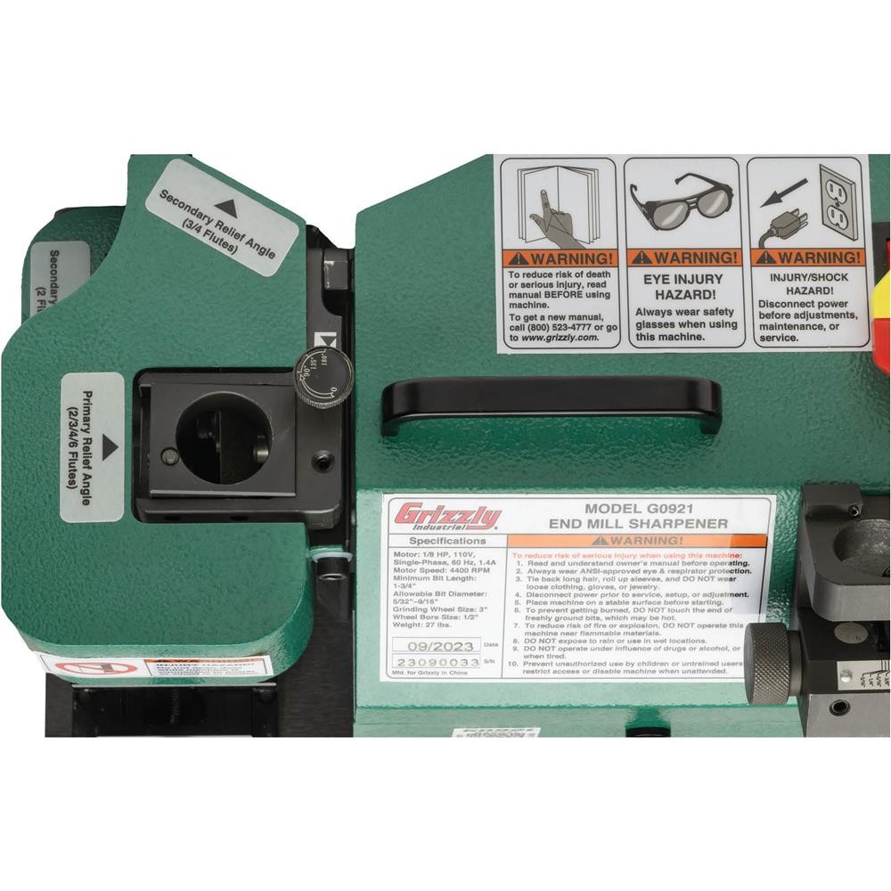 G0921 End Mill Sharpener