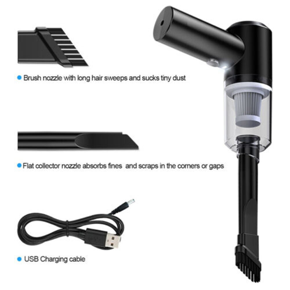 Mini Computer Vacuum USB Keyboard Cleaner PC Laptop Brush Dust Cleaning Kit US