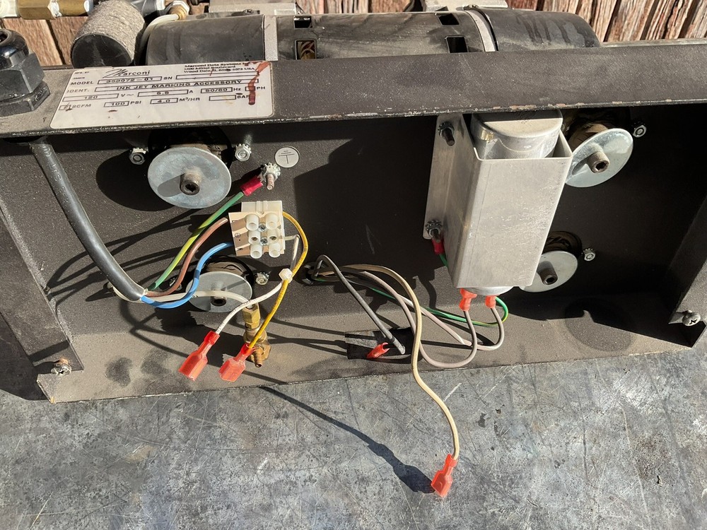 Marconi Ink Jet Accessory Pump As Is Runs Needs Switch