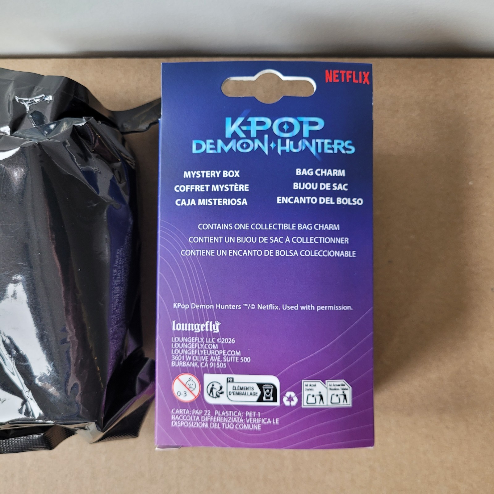 K Pop Demon Hunters Derpy Loungefly Mini Backpack Keychain Last 1