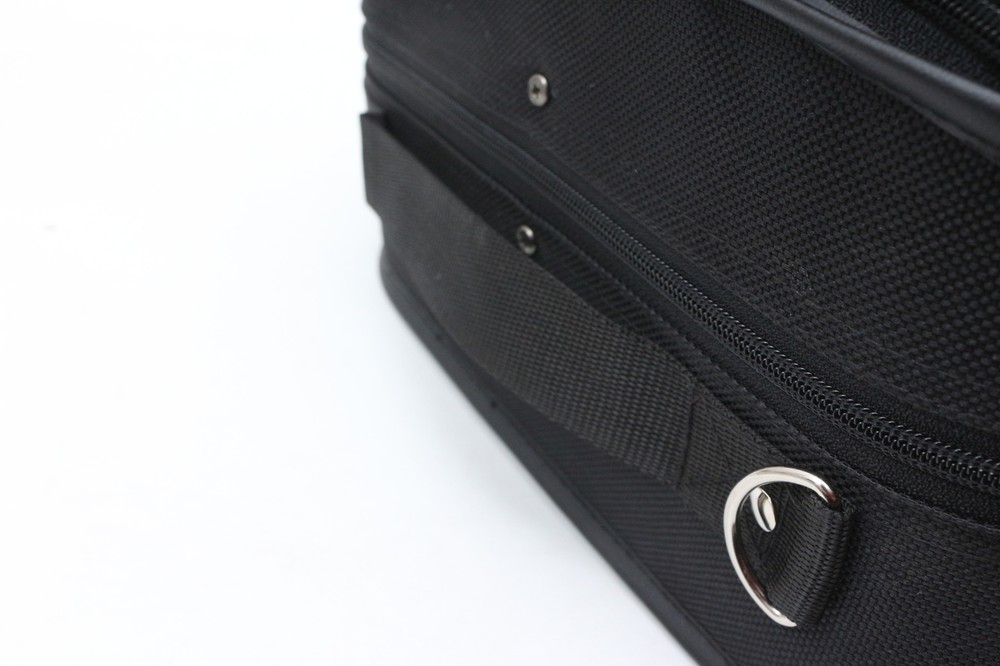 Protable Viola Case Oxford Durable Red Padding Strong Waterproof Black