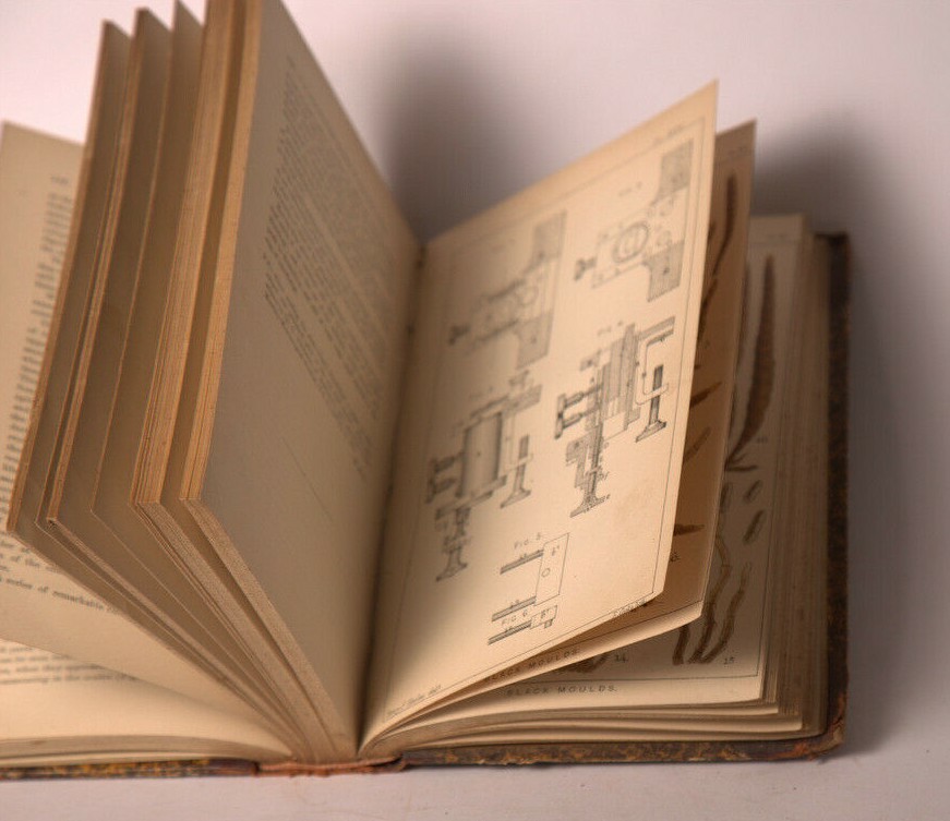 1877 quekett microscopical club ANTIQUE book journal vol.4