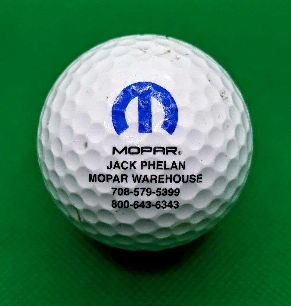 MOPAR Jack Phelan Mopar Warehouse logo golf ball