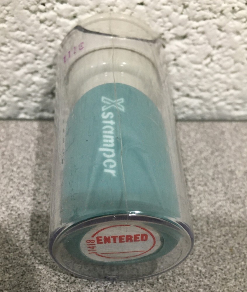 XStamper Red Pre-Inked "Entered"11418