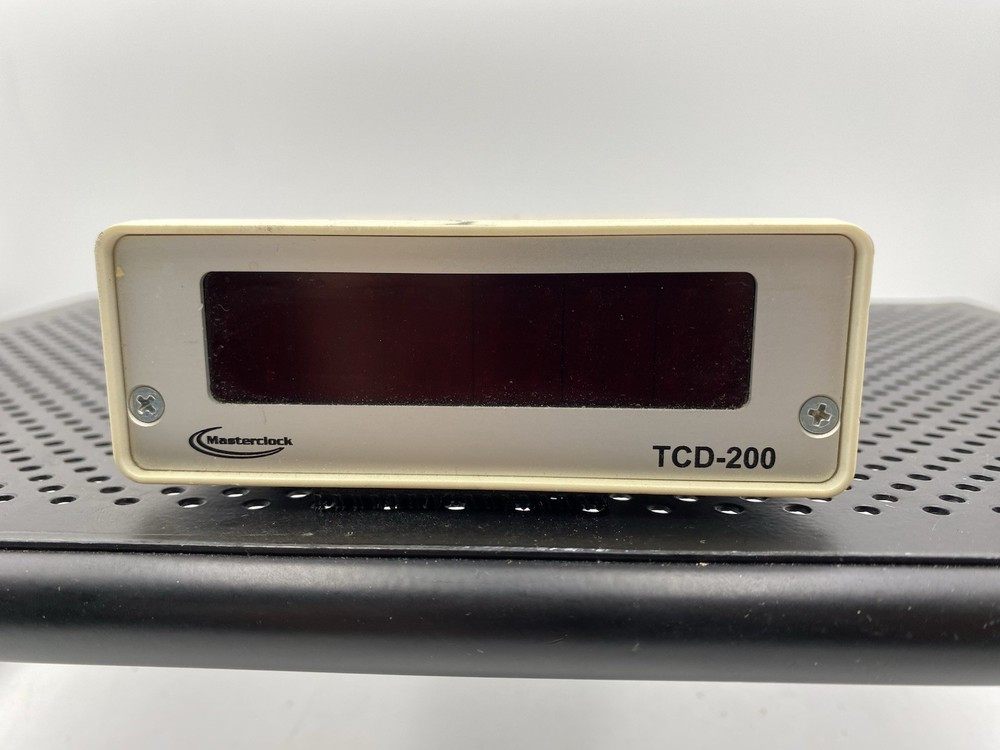 Masterclock TCD-200 Time Code Driven Clock