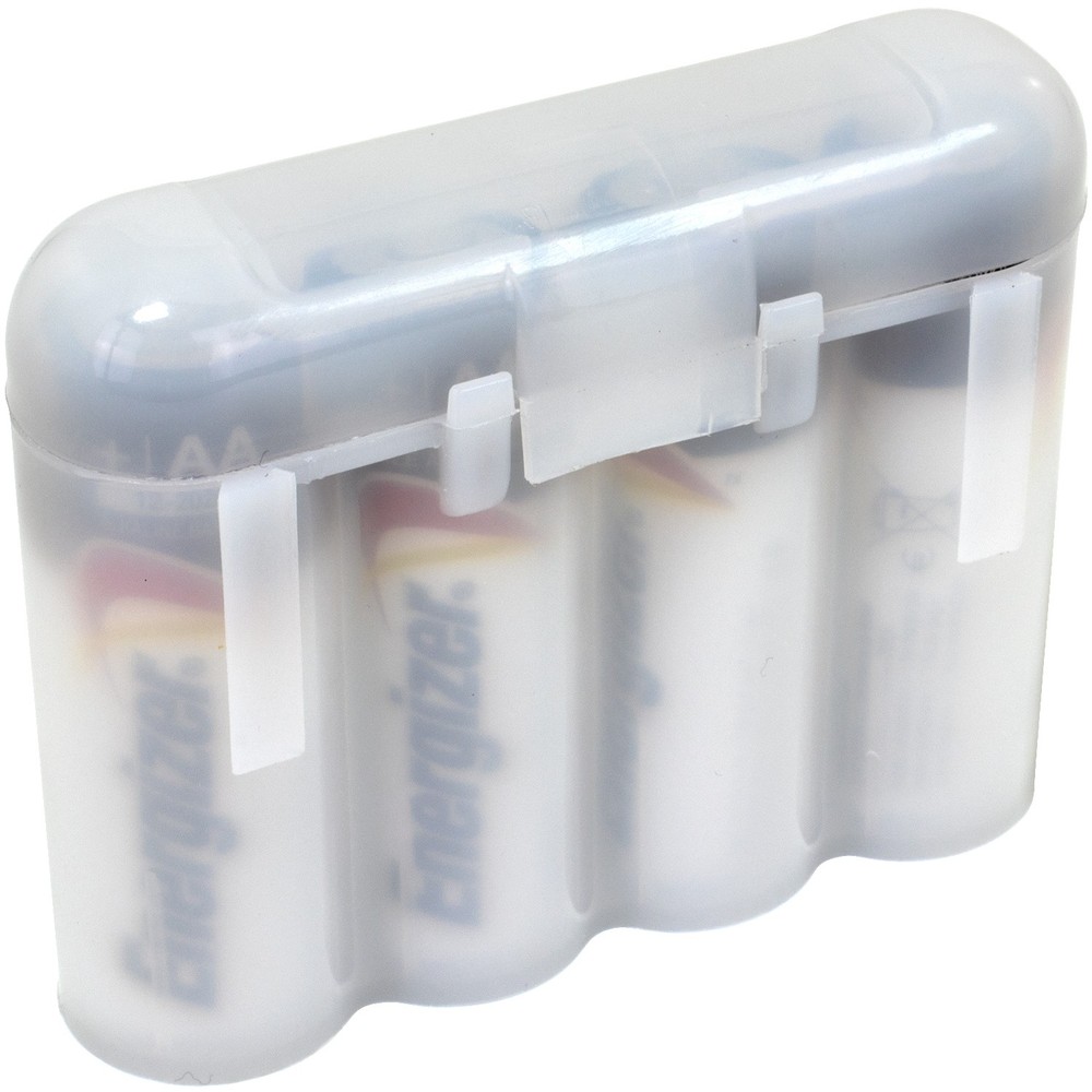 AA AAA CR123A White Battery Holder Storage Case 5 Cases