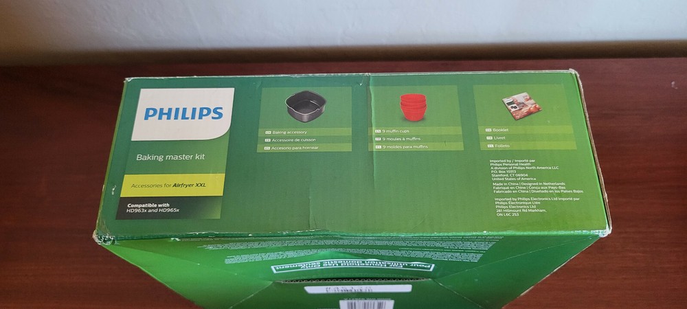 Philips 10-Piece Baking Master Kit Black/Silver New Open Box