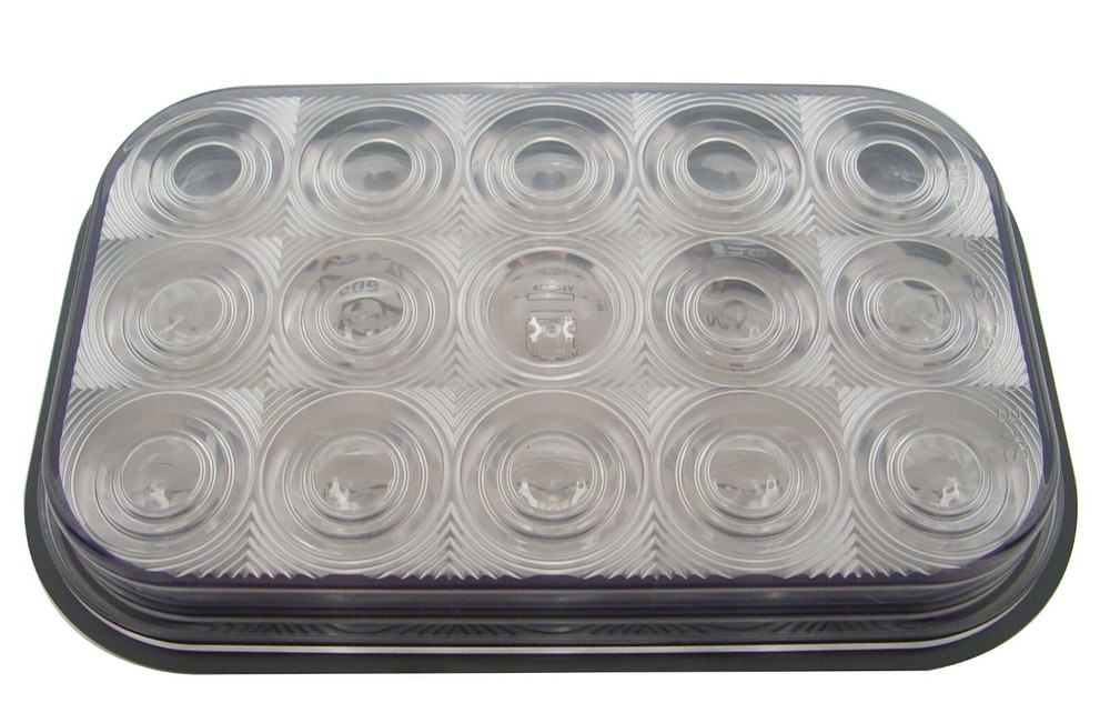 United Pacific 38749 15 Red LED Rectangular Stop, Turn, Tail Light - 1 Unit