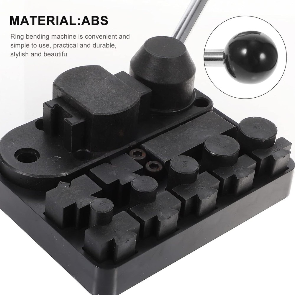 Professional Bending Machine Tool Ring Bender Jewelry Making Tools Maker Black