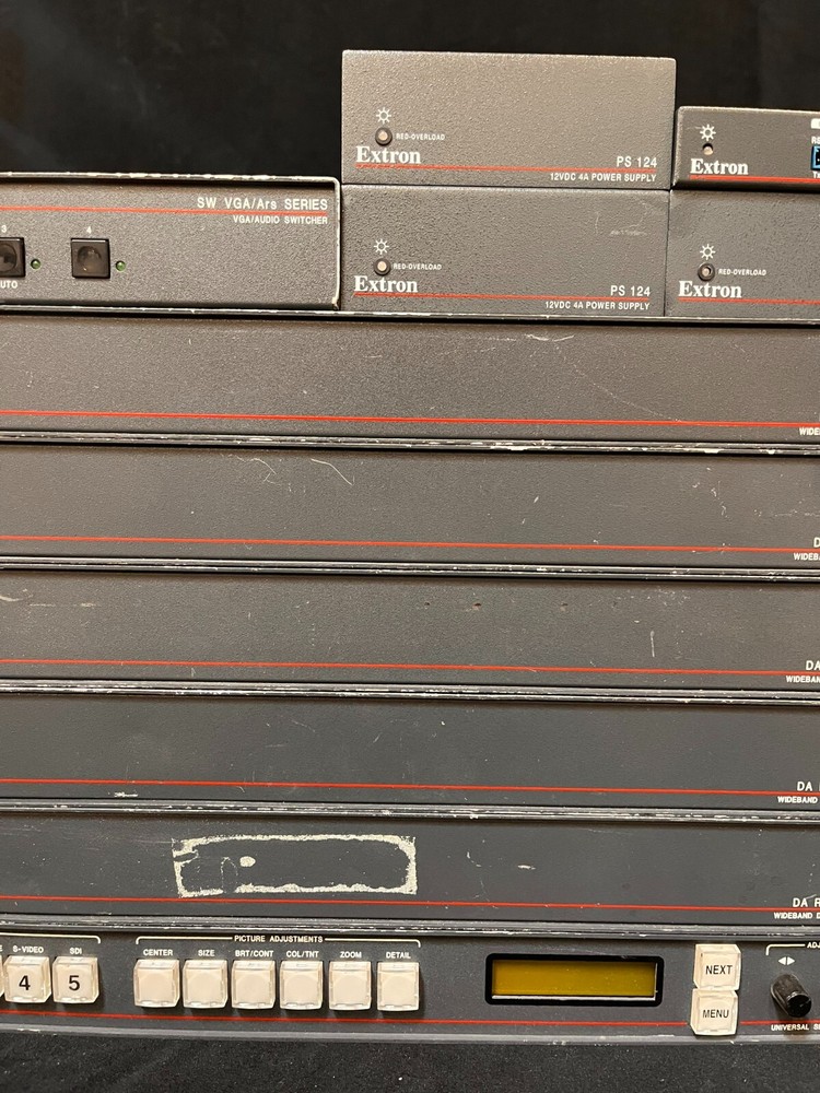 Extron Rack Mount VGA Video Processor/ amplifier/ PS/ Switcher (See Description)