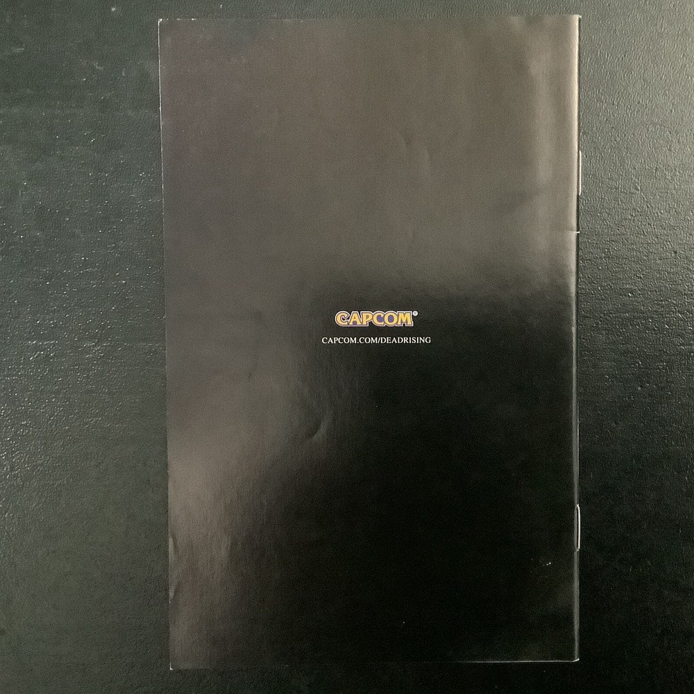 Dead Rising 1 Microsoft Xbox 360 Instruction Manual Only