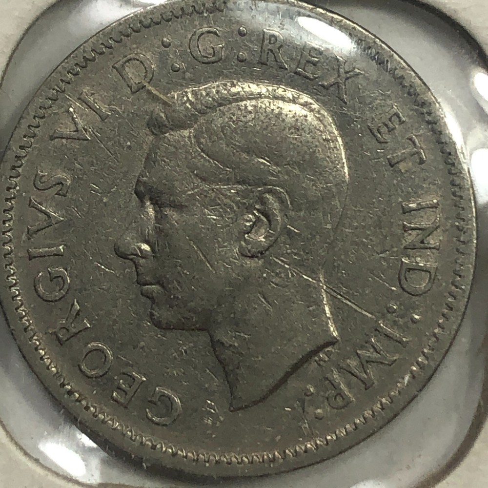 1940 Canada Five Cent Foreign Coin #1594