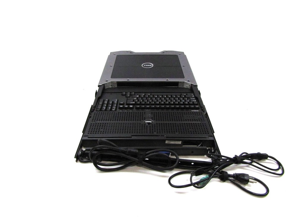 Dell FY452 17" 1U Rackmount LCD KVM Console