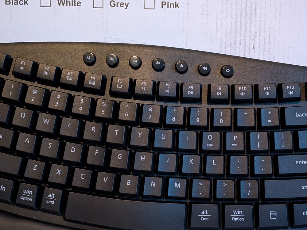 Deying MK220 Ergonomic Wireless Keyboard and Mouse Combo