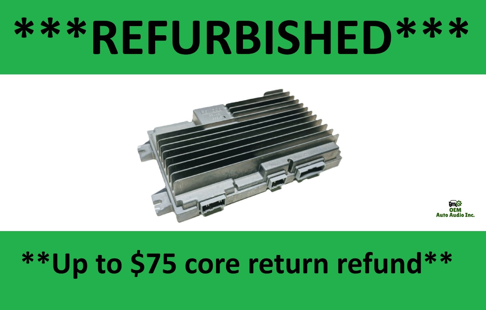 FP5T-18T806-AB Lincoln MKZ Lear THX amplifier *Remanufactured* amp core REFUND$$