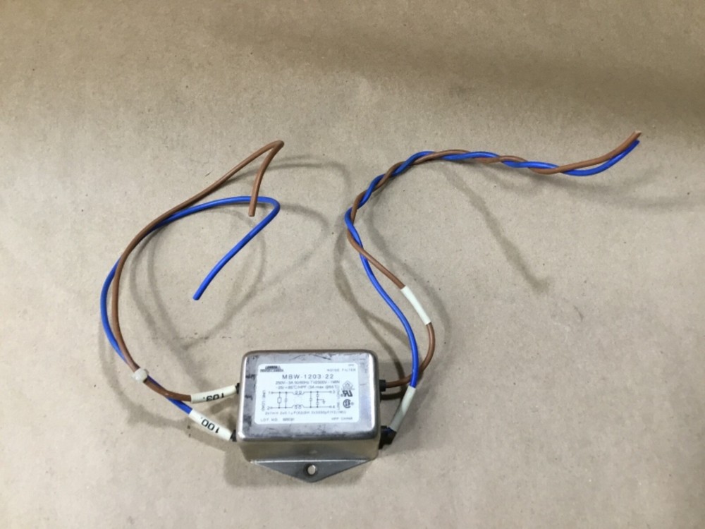 Nemic-Lambda MBW-1203-22 Noise Filter 250V 3A #12J7*AD